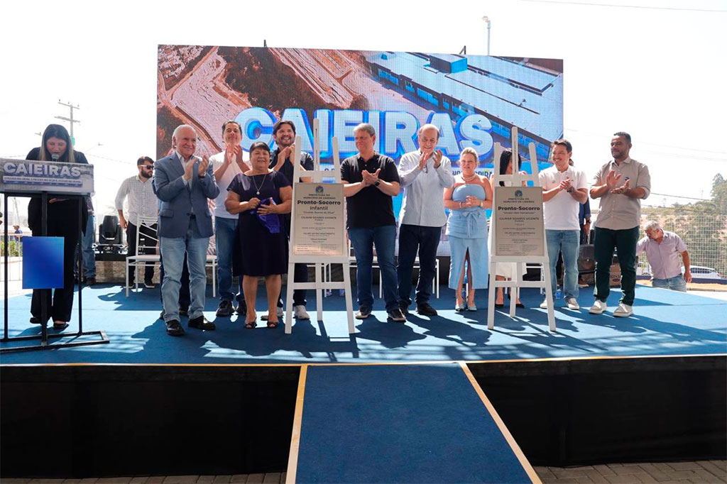 Novos Prontos-Socorros em Caieiras são inaugurados pelo governador Tarcísio de Freitas e pelos deputados André do Prado (PL-SP) e Marcio Alvino (PL-SP) – Foto: divulgação/Site do Deputado André do Prado