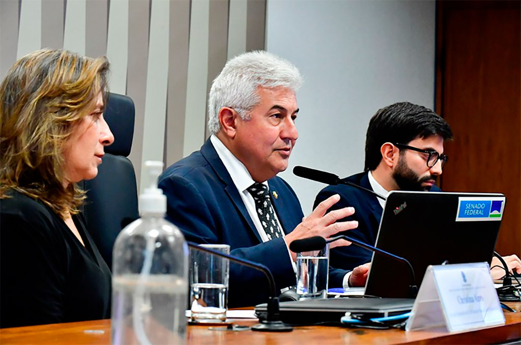 O senador Astronauta Marcos Pontes (PL-SP) conduziu o debate – Foto: Waldemir Barreto/Agência Senado