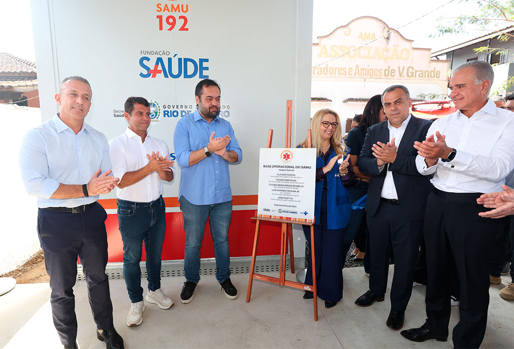 Governador Cláudio Castro (PL-RJ) inaugura 39ª base descentralizada do SAMU - Foto: Rafael Campos