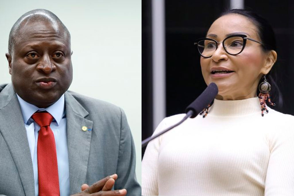 Deputados Helio Lopes (PL-RJ) e Silvia Waiãpi (PL-AP) são os autores do Projeto - Foto: Mário Agra/Câmara dos Deputados