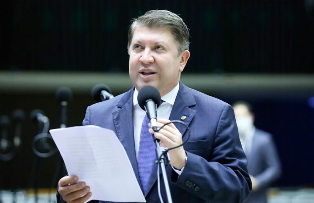 O autor, deputado Jefferson Campos (PL-SP) - Foto: Antônio Augusto/Câmara dos Deputados