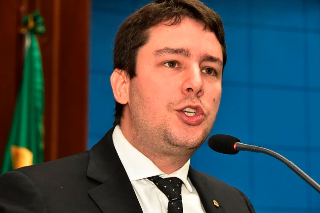 Deputado João Henrique (PL-MS) durante sessão plenária; parlamentar protocolou duas propostas na última terça-feira - Foto: Luciana Nassar