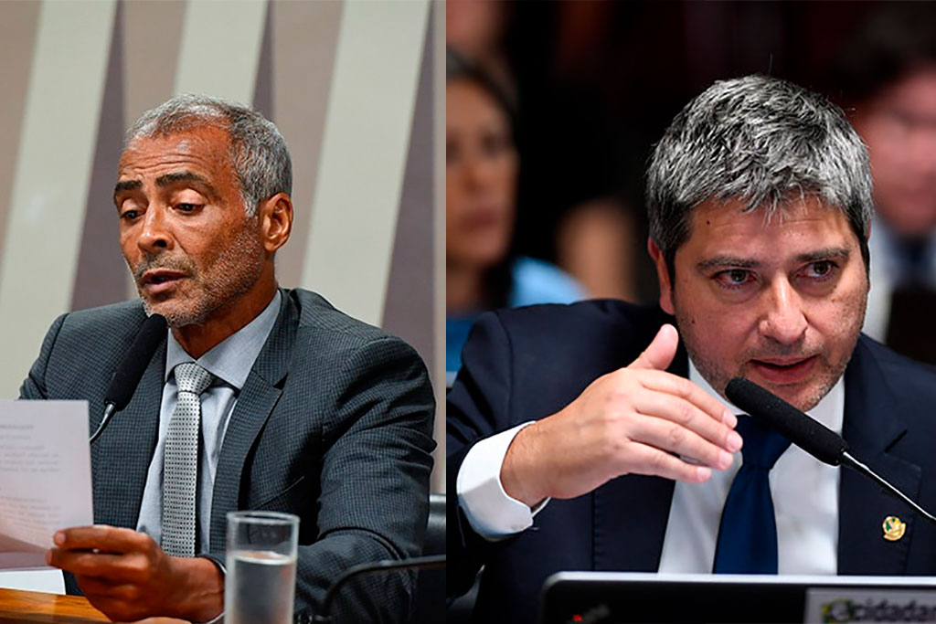 Autor do Projeto Senador Romário (PL-RJ) e o Relator Senador Carlos Portinho (PL-RJ) - Foto: divulgação/Agência Senado