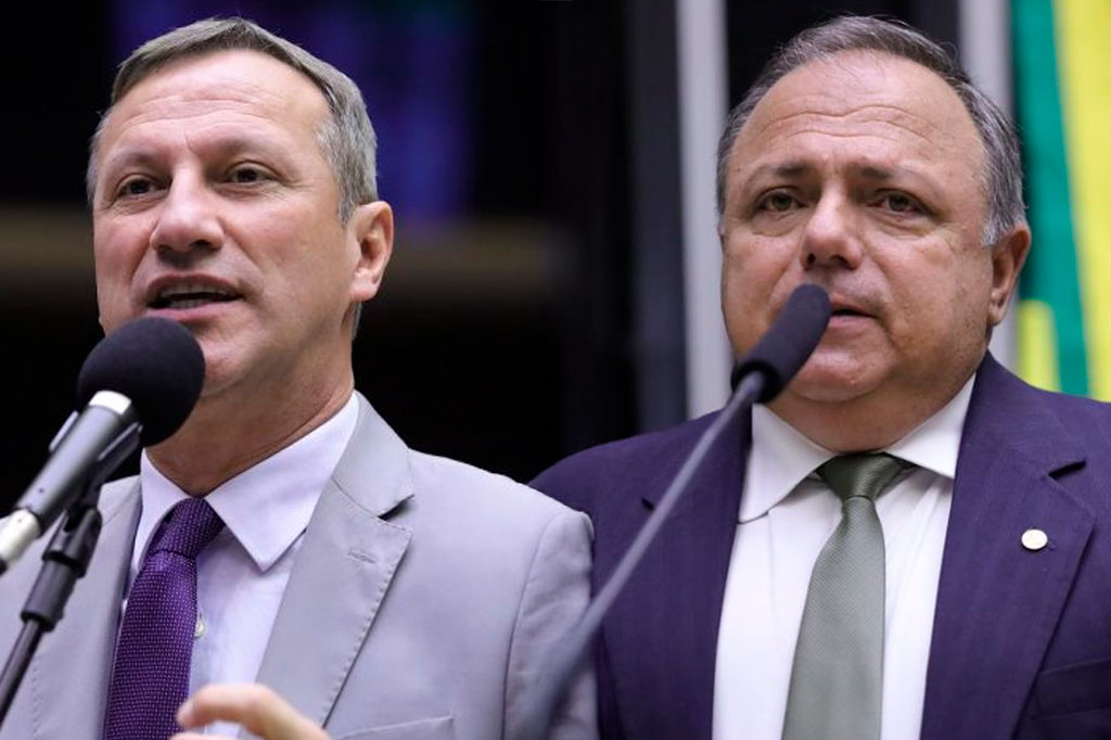 Relator do Projeto, Deputado Sanderson (PL-RS) e o autor do Projeto General Pazuello (PL-RJ) - Foto: divulgação/Agência Câmara de Notícias