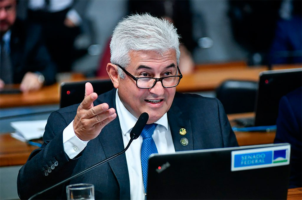 O senador Astronauta Marcos Pontes (PL-SP) foi o relator do projeto, que agora segue para análise na Câmara – Foto: Geraldo Magela/Agência Senado