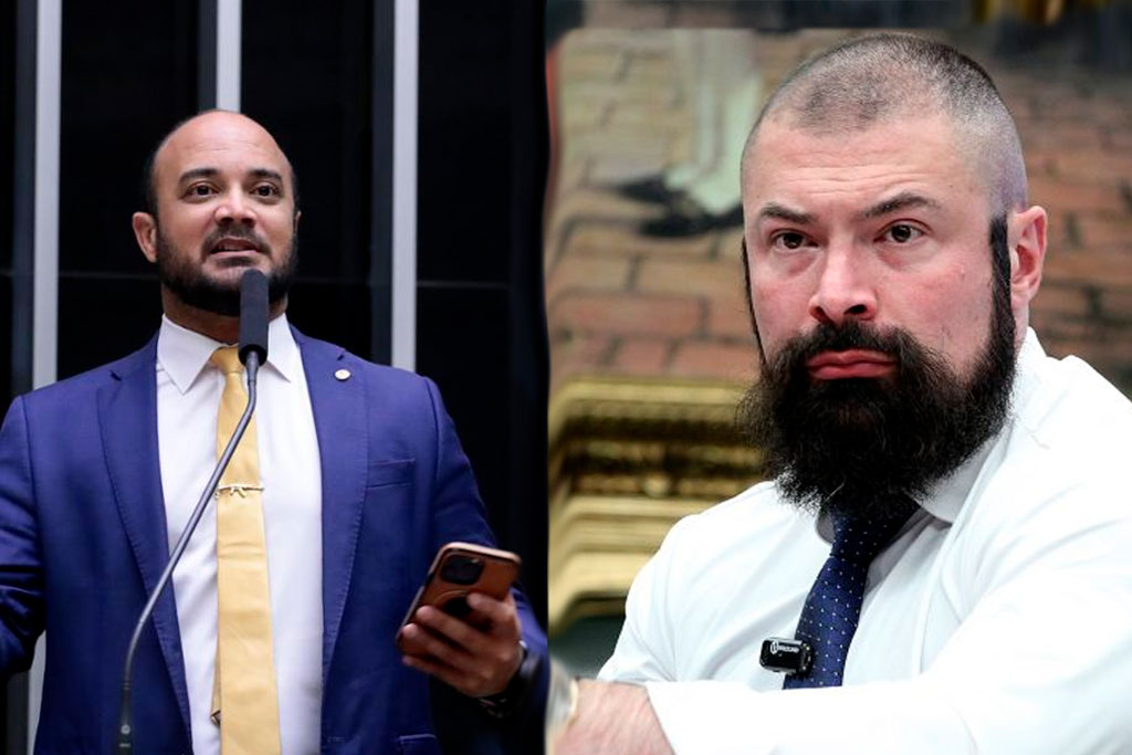 Autor do Projeto de Lei 1177/24, deputado Capitão Alden (PL-BA) e o relator, deputado Delegado Paulo Bilynskyj (PL-SP) – Foto: divulgação/Agência Câmara de Notícias