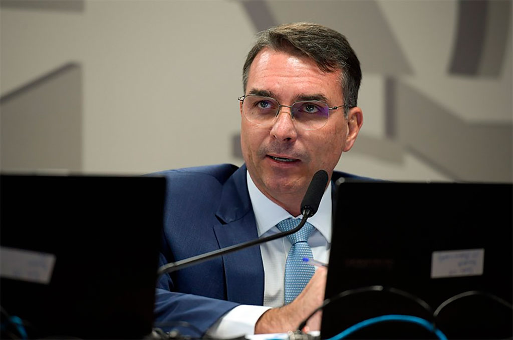 Senador Flávio Bolsonaro (PL-RJ) apresentou relatório favorável ao projeto de Marcos do Val Saulo Cruz/Agência Sena