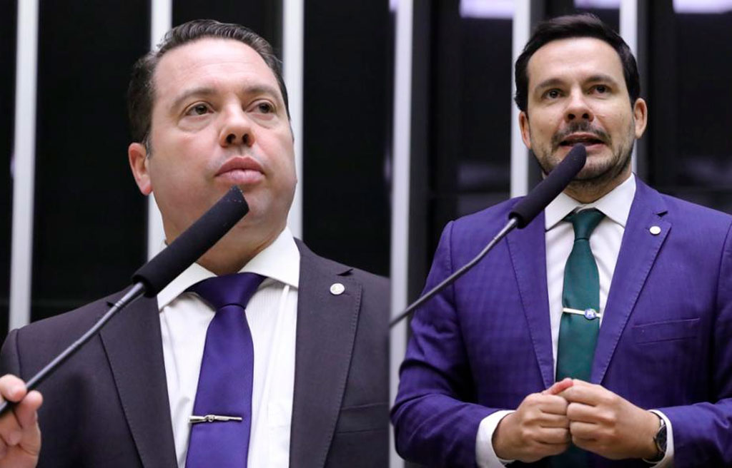 O Relator Deputado Rodolfo Nogueira (PL-MS) e o Deputado Capitão Alberto Neto (PL-AM), Autor do Projeto – Foto: divulgação/ Agência Câmara de Notícias