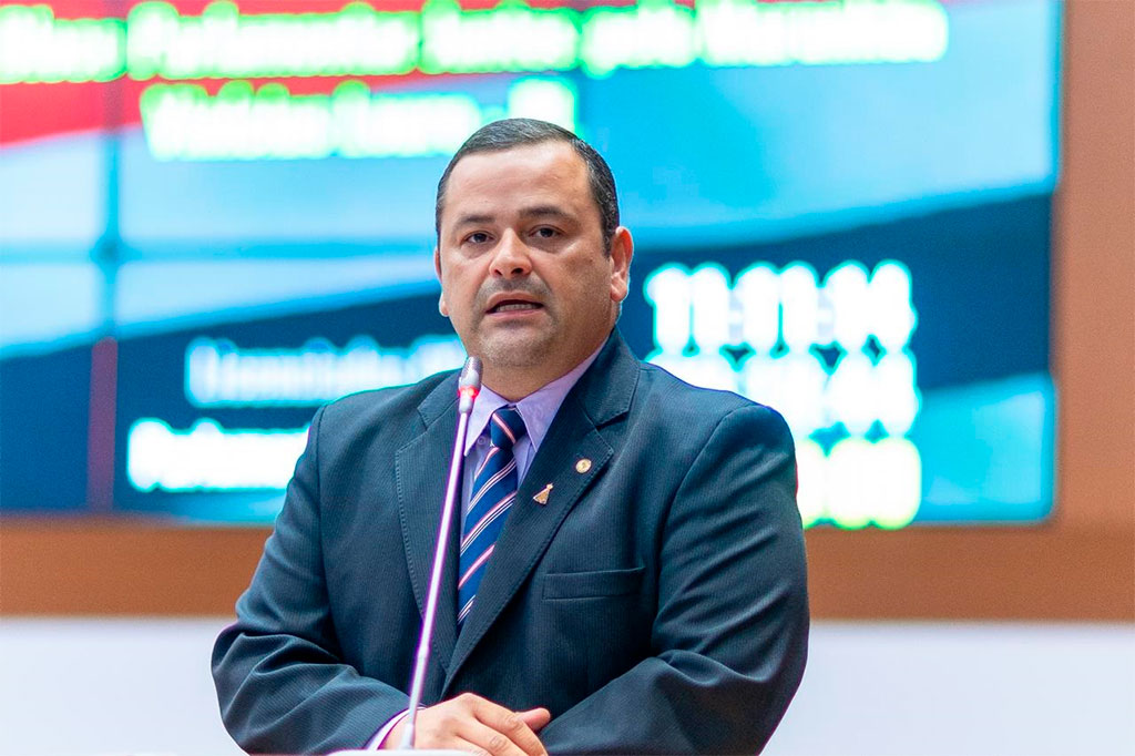 Deputado Vinícius Louro (PL-MA) também abordou iniciativas para a educação e segurança pública - Agência Assembleia/ Foto: Biaman Prado