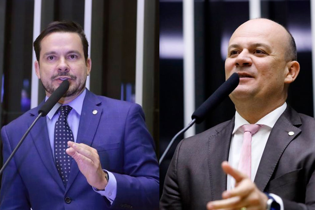 O relator do projeto, deputado Capitão Alberto Neto (PL-AM) e o autor, deputado Cabo Gilberto Silva (PL-PB) - Foto: divulgação/Agência Câmara de Notícias