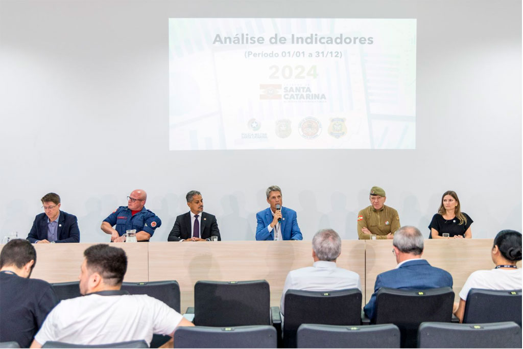Criminalidade em queda: Santa Catarina registra redução em roubos, furtos e feminicídios em 2024 - Foto: Jonatã Rocha / SECOM