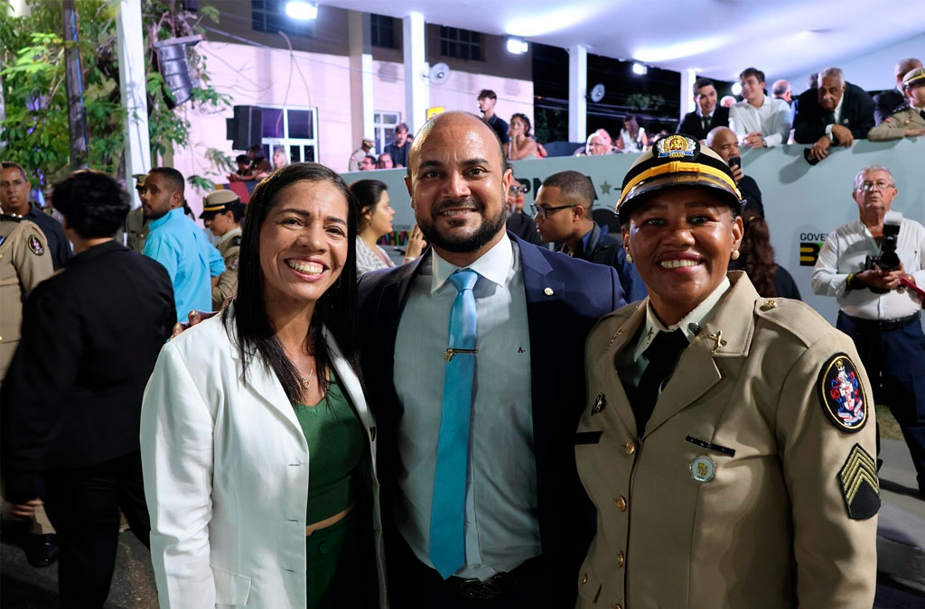 Capitão Alden (PL-BA) participa de comemoração dos 200 anos da Polícia Militar - Foto: divulgação/Assessoria de Imprensa do Deputado