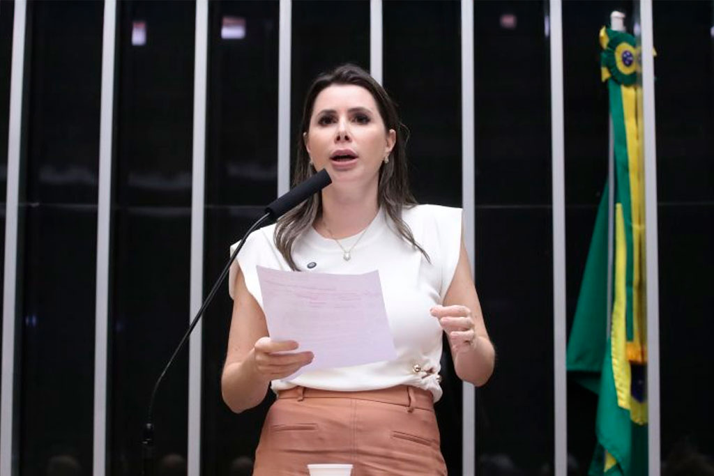 A nova líder da Minoria na Câmara dos Deputados, deputada Caroline de Toni (PL-SC) - Foto: Bruno Spada/Câmara dos Deputados