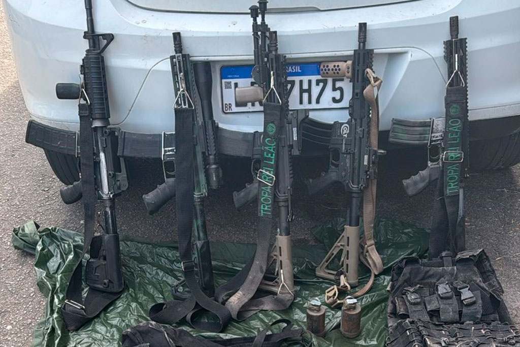 Nos primeiros 45 dias do ano, 116 fuzis foram apreendidos em todo o território fluminense pela Polícia Militar. (Divulgação Gov RJ)