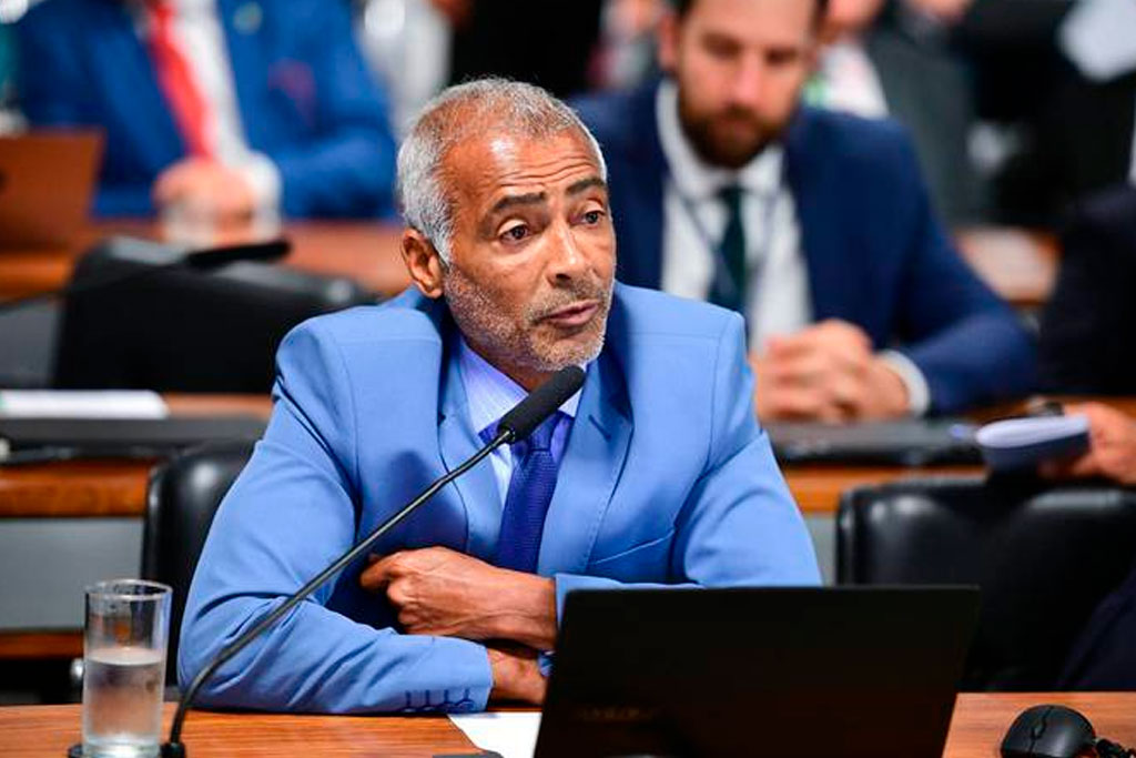 O relator, senador Romário (PL-RJ) - Foto: Edilson Rodrigues/Agência Senado