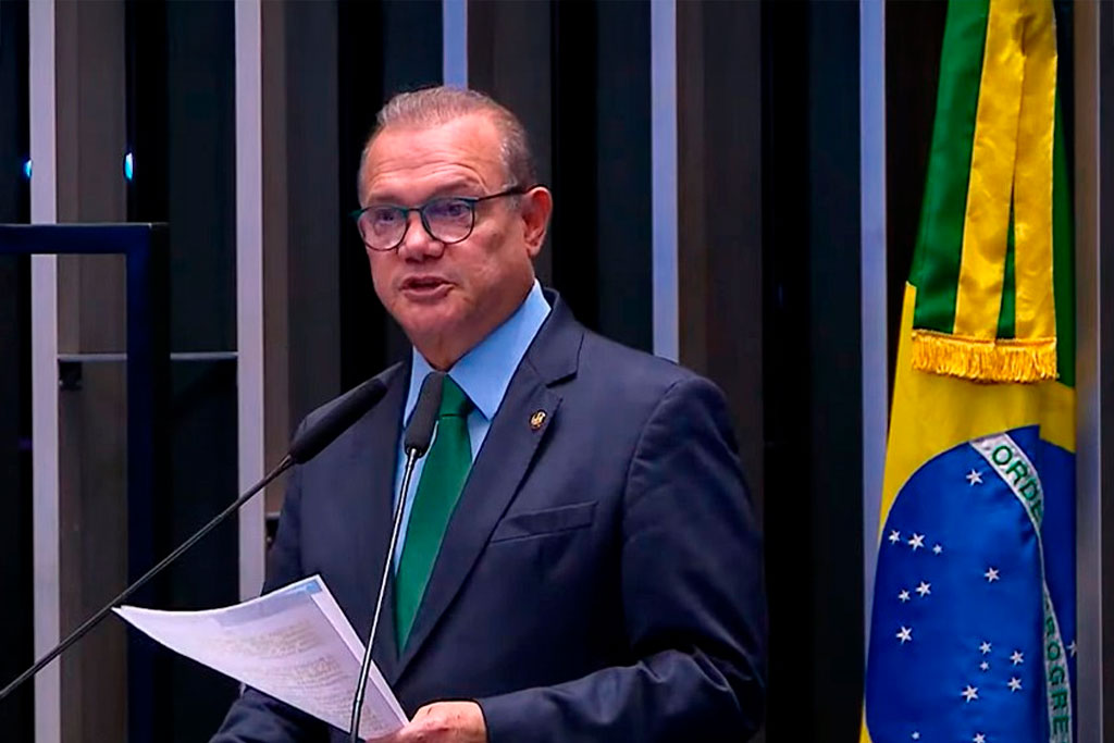 O senador Wellington Fagundes (PL-MT) é autor do requerimento para a realização da sessão – Foto: Reprodução/Tv Senado