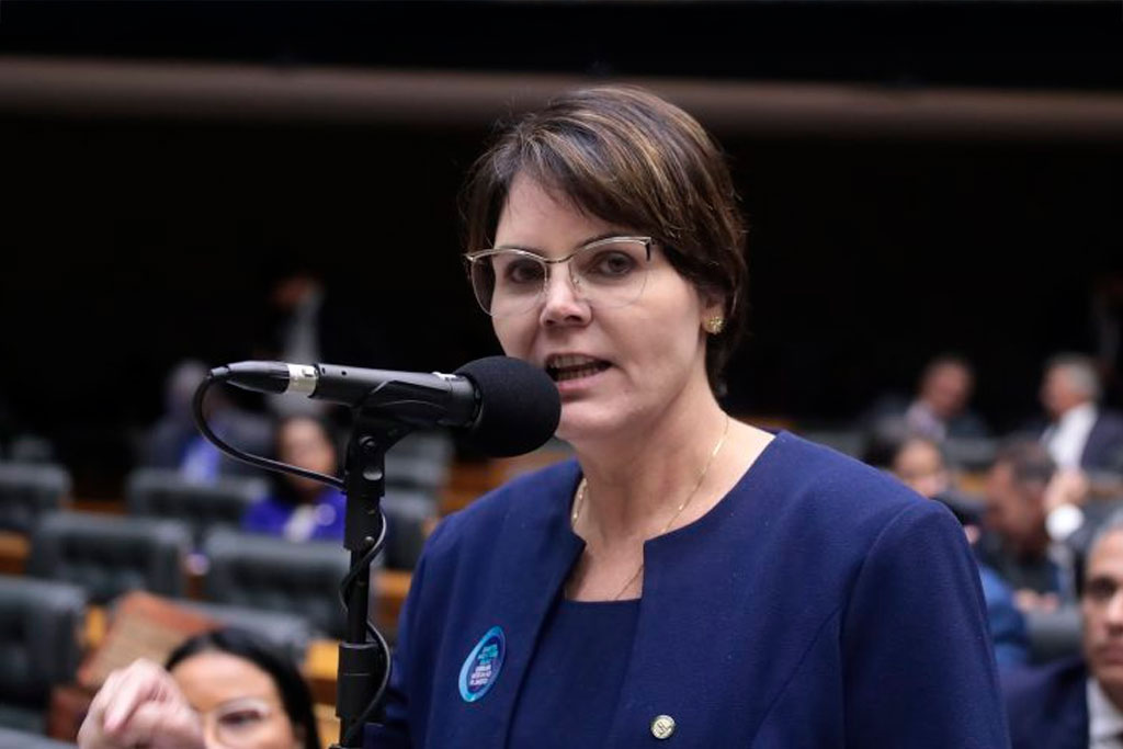 Deputada Coronel Fernanda (PL-MT) é uma das autoras do pedido de criação da CPMI – Foto: Bruno Spada/Câmara dos Deputados