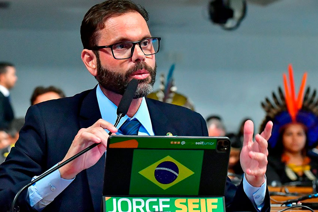 O senador Jorge Seif (PL-SC) é autor do requerimento para o debate – Foto: Waldemir Barreto/Agência Senado