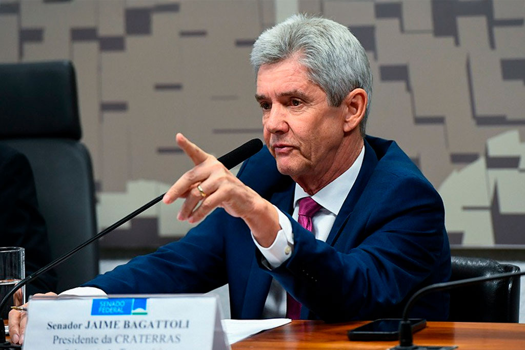 O senador Jaime Bagattoli (PL-RO) foi eleito presidente do colegiado – Foto: Carlos Moura/Agência Senado