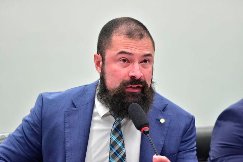 O relator, deputado Delegado Paulo Bilynskyj (PL-SP) – Foto: Zeca Ribeiro/Câmara dos Deputados