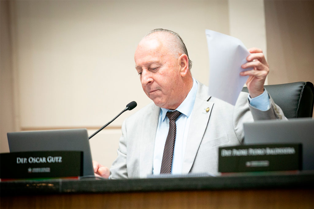 Deputado Oscar Gutz (PL-SC) -Foto: Rodrigo Correa/Agência AL