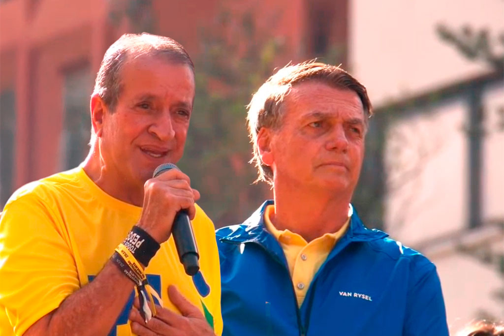 Presidente do PL Valdemar Costa Neto e o Presidente de Honra do PL, Jair Bolsonaro - Foto: divulgação