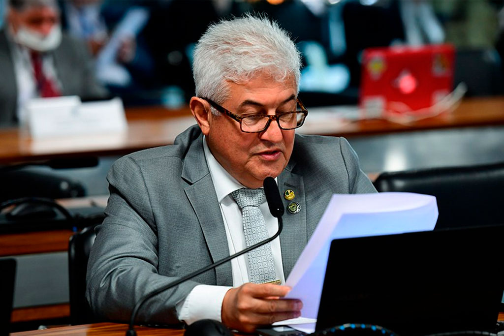 Para o relator, Astronauta Marcos Pontes (PL-SP), tratado garante marco jurídico estável para serviços aéreos entre os países - Foto: Saulo Cruz/Agência Senado