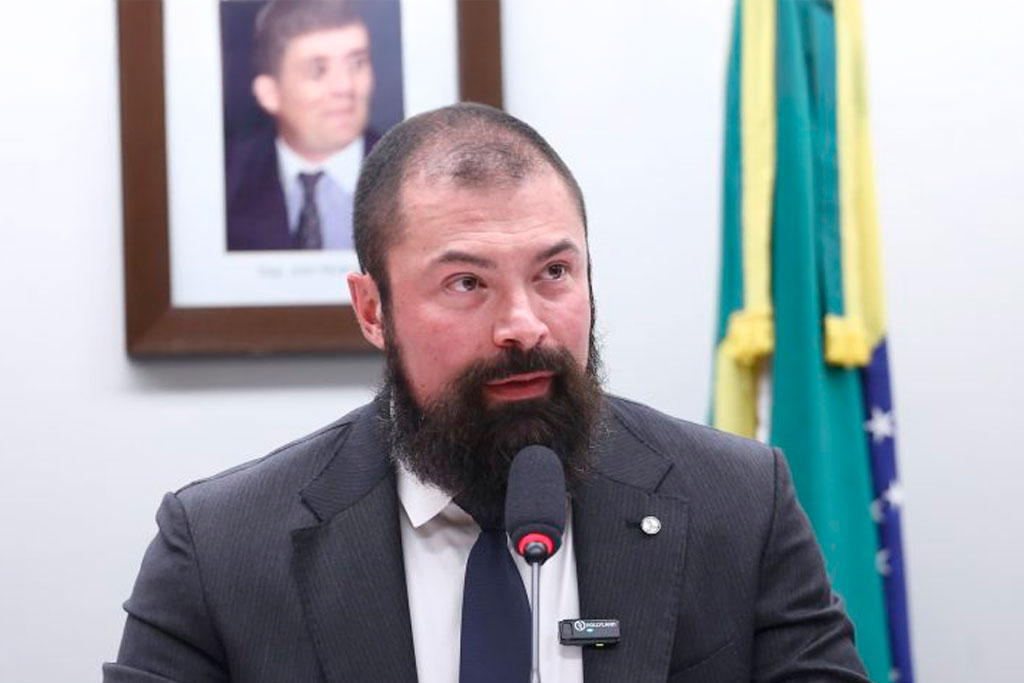 O relator, deputado Delegado Paulo Bilynskyj (PL-SP): proposta aprimora a legislação penal – Foto - Vinicius Loures / Câmara dos Deputados
