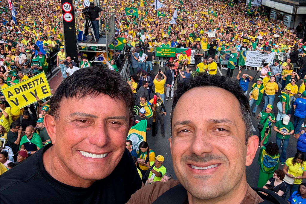 Deputado federal Éder Mauro (PL-PA) e o deputado estadual Rogério Barra (PL-PA) - Foto: divulgação/Assessoria de Imprensa