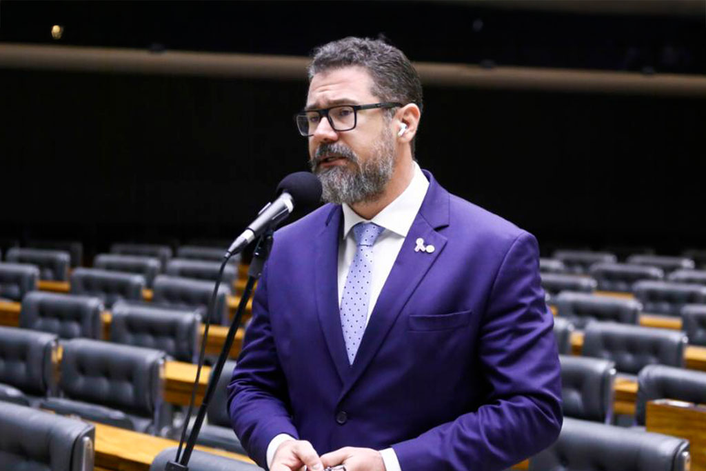 Deputado federal Marcos Pollon (PL-MS) - Foto:: Zeca Ribeiro/Câmara dos Deputados