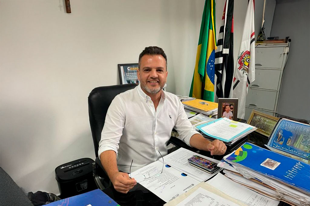 O prefeito de Itaquá, Delegado Eduardo Boigues (PL-SP) - Foto: divulgação/Assessoria de Imprensa Fiamini - Soluções Integradas em Comunicação