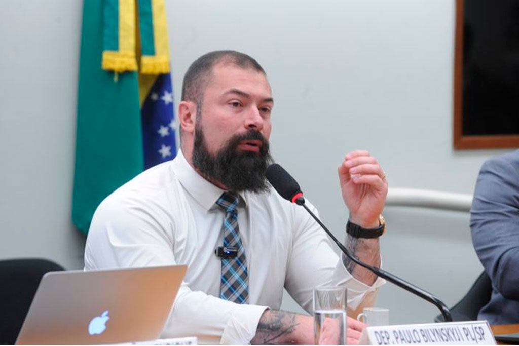 O relator, deputado Delegado Paulo Bilynskyj (PL-SP) recomendou a aprovação da proposta – Foto: Renato Araújo/Câmara dos Deputados