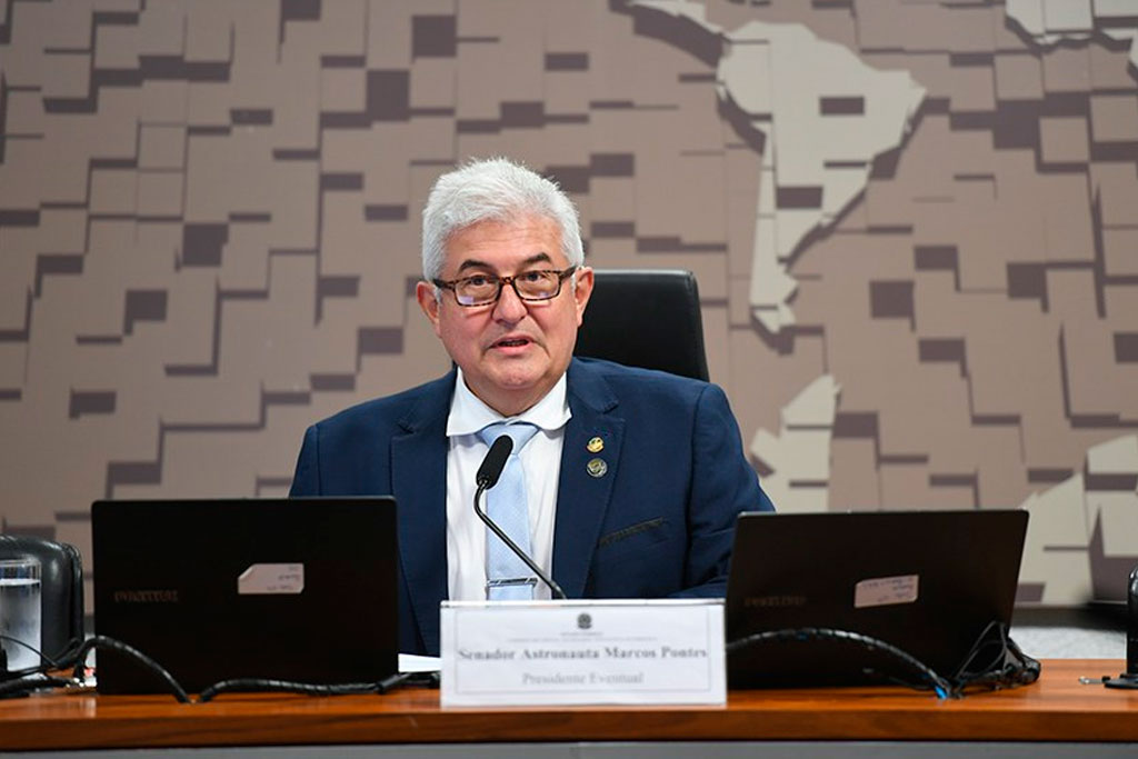 O senador Astronauta Marcos Pontes (PL-SP) é autor do requerimento para o debate – Foto: Edilson Rodrigues/Agência Senado