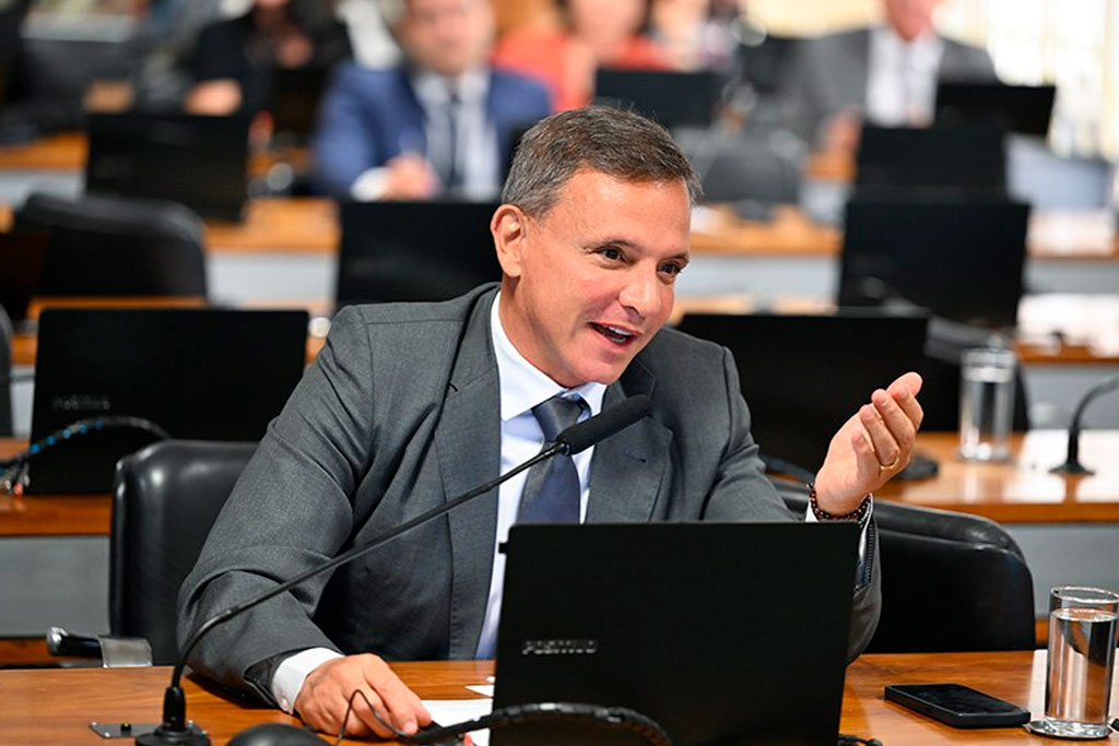 Relator, senador Marcio Bittar (PL-AC) pediu audiência pública sobre o PL 714/2023, que impede liberdade provisória de envolvido em facção criminosa ou milícia; texto será debatido nesta terça, 14, - Foto: Edilson Rodrigues/Agência Senado