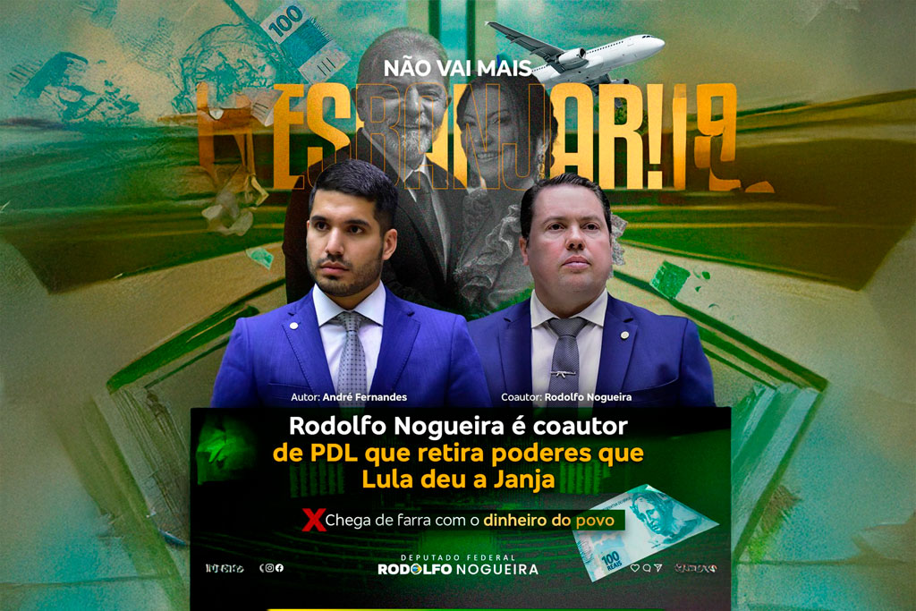 Rodolfo Nogueira (PL-MS) é coautor de projeto que retira poderes que Lula deu a Janja - Foto: divulgação/Agência Câmara de Noticias