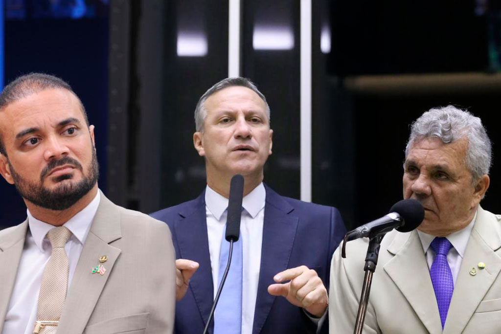 Deputados Capitão Alden (PL-BA), Sanderson (PL-RS) e Alberto Fraga (PL-DF) - Foto: divulgação/Agência Câmara de Noticias