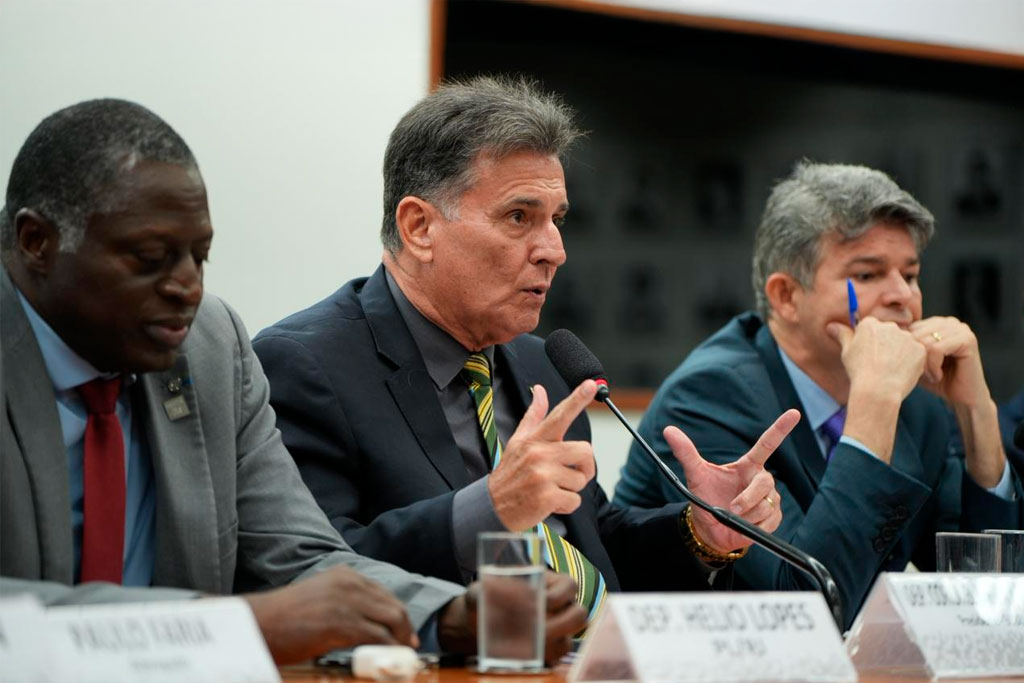 Deputados federais Hélio Lopes (PL-RJ), Coronel Meira (PL-PE), José Medeiros (PL-MT) - Foto: divulgação/Agência Câmara de Notícias
