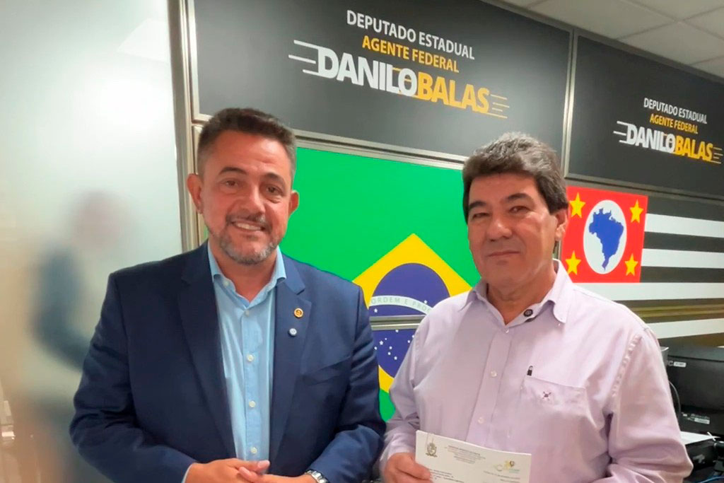 Prefeito de Canitar visita Deputado Danilo Balas (PL-SP) para agradecer recursos destinados à saúde - Foto: Jonathas Ventura