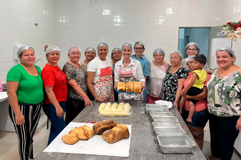 ”NA CASA TEM PÃO”, projeto de Gianni Nogueira leva oportunidade às mulheres do bairro Parque do Lago - Foto: divulgação/Assessoria de Imprensa