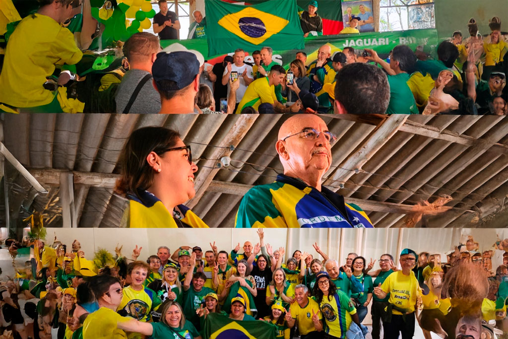 Osmar Terra (PL-RS) reforça em Jaguari seu compromisso com o povo e com Bolsonaro - Foto: divulgação/Assessoria de Imprensa do Deputado