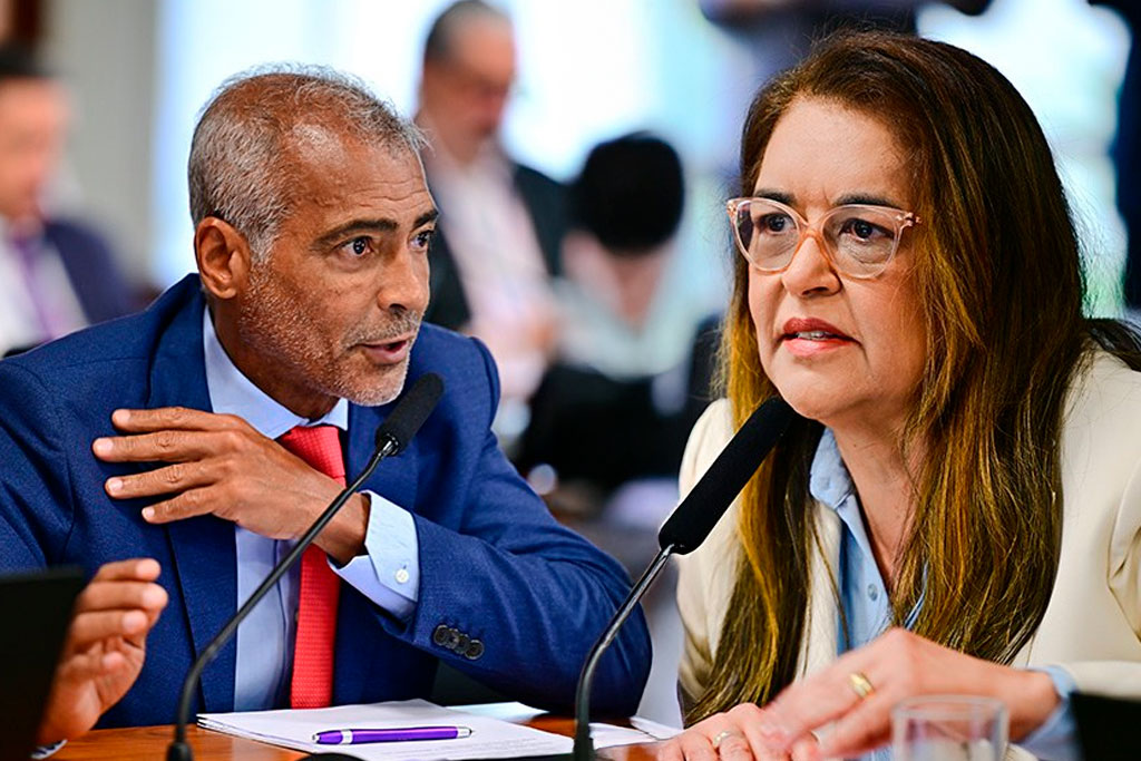 Autor do Projeto senador Romário (PL-RJ) e a Relatora: senadora Dra. Eudócia (PL-AL) - Foto: divulgação/Agência Senado