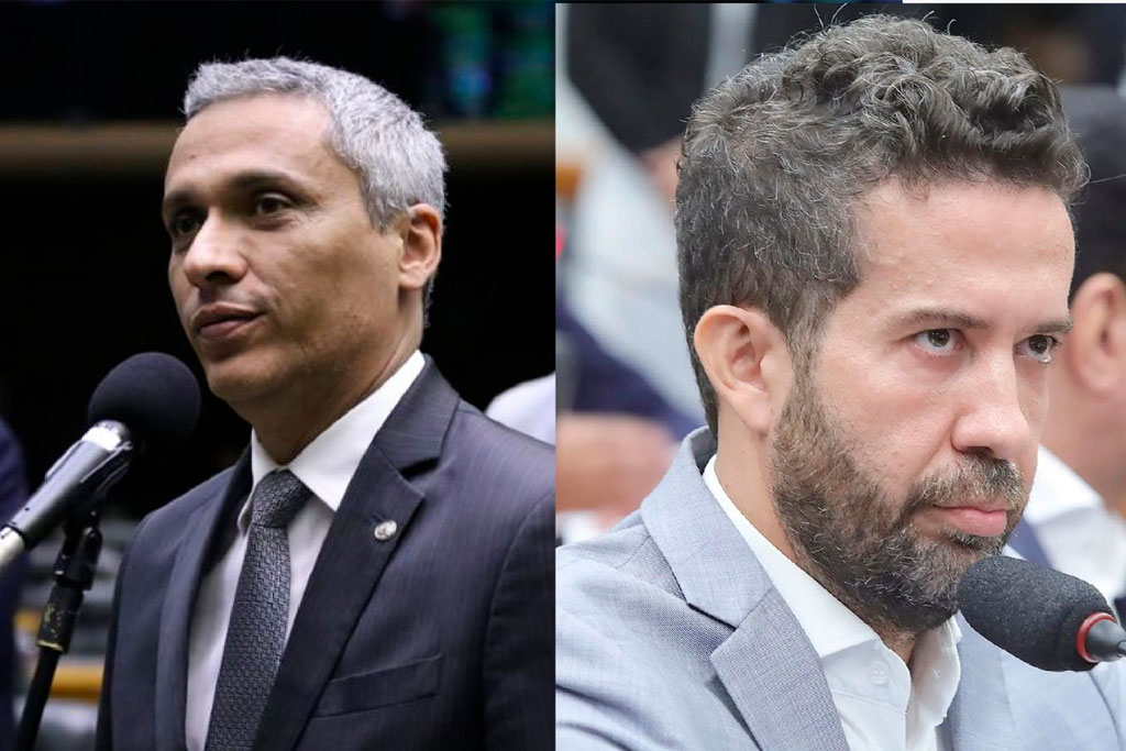 André Janones pode ter o mandato cassado por atacar Gustavo Gayer - Foto: Kayo Magalhães e Mário Agra/Câmara dos Deputados