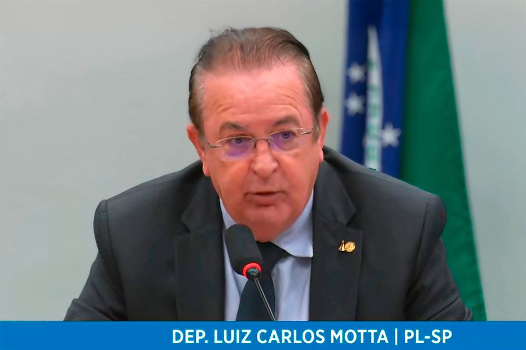 Deputado federal Luiz Carlos Motta (PL-SP) - Foto: divulgação/Agência Câmara de Notícias