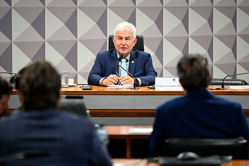 O senador Astronauta Marcos Pontes (PL-SP) é presidente da frente – Foto: Edilson Rodrigues/Agência Senado