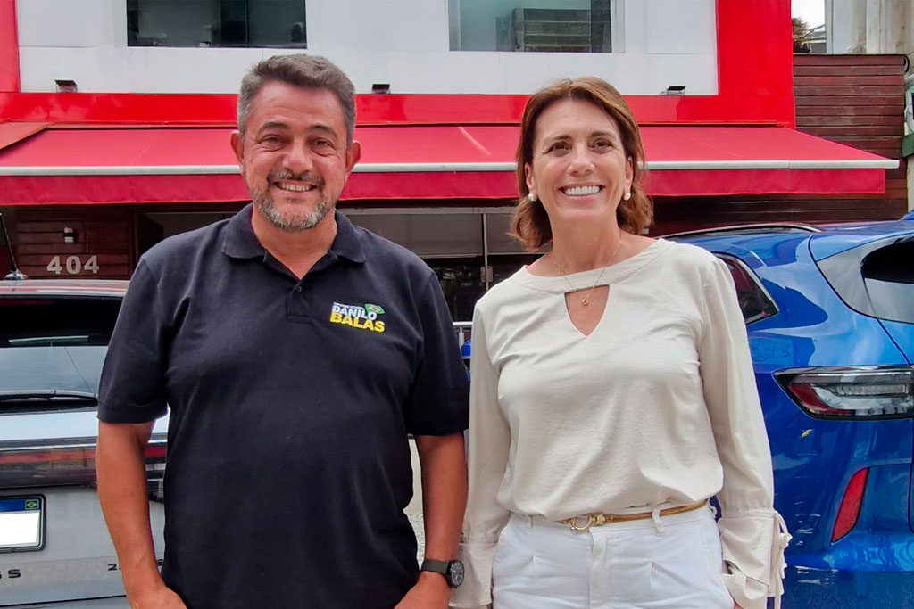 Deputado estadual Danilo Balas (PL-SP) e a Deputada federal Rosana Valle (PL-SP) - Foto: Jonathas Ventura