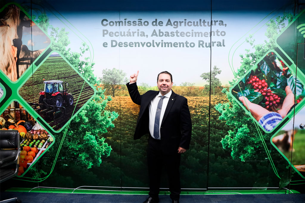 Presidente da Comissão de Agricultura, Pecuária, Abastecimento e Desenvolvimento Rural (CAPADR), Deputado federal, Rodolfo Nogueira (PL-MS) - Foto: divulgação/Agência Câmara de Notícias