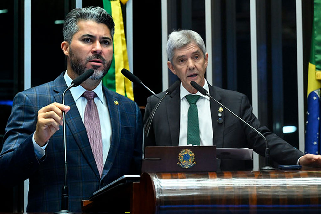 Senadores Jaime Bagattoli (PL-RO) e Marcos Rogério (PL-RO) - Foto: divulgação/Agência Senado