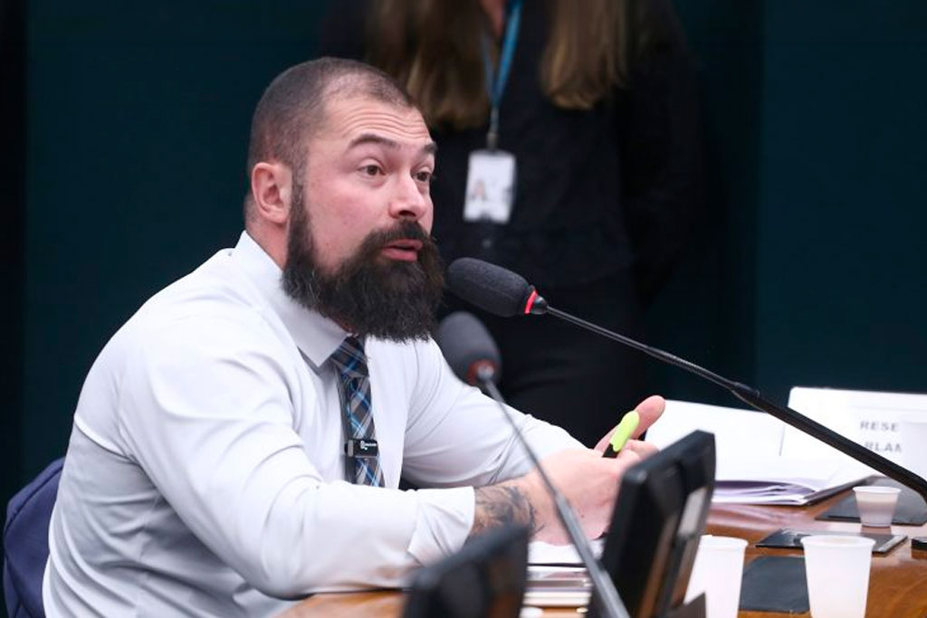 Deputado Delegado Paulo Bilynskyj (PL-SP), relator do projeto de lei – Foto: Vinicius Loures / Câmara dos Deputados