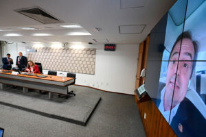 O relator, Senador Bruno Bonetti (PL-RJ), apresentou de forma remota relatório favorável ao PL 4.948/2025, que segue à Câmara - Foto: Saulo Cruz/Agência Senado