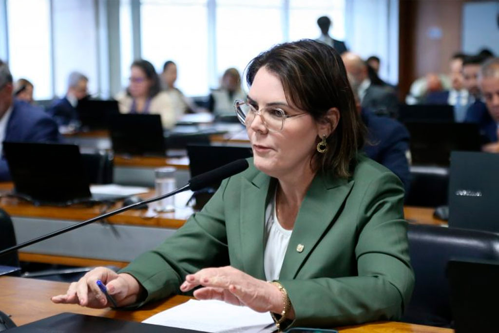 Deputada Coronel Fernanda (PL-MT) recomendou a aprovação da proposta, com mudanças - Foto: Kayo Magalhães/Câmara dos Deputados